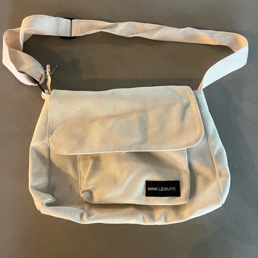 Off White Cross Body Versatile Bag